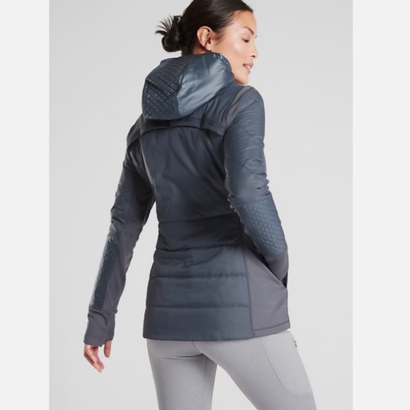 ATHLETA Rock Ridge Primaloft Jacket ASTRONOMY GREY SIZE M - Picture 2 of 15